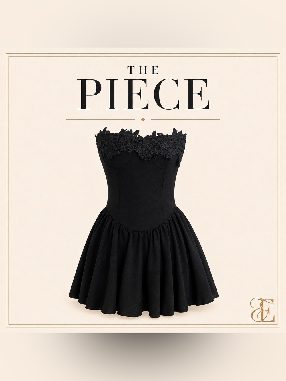 Black Lace Corset Mini Dress Size S Gothic Y2K Party